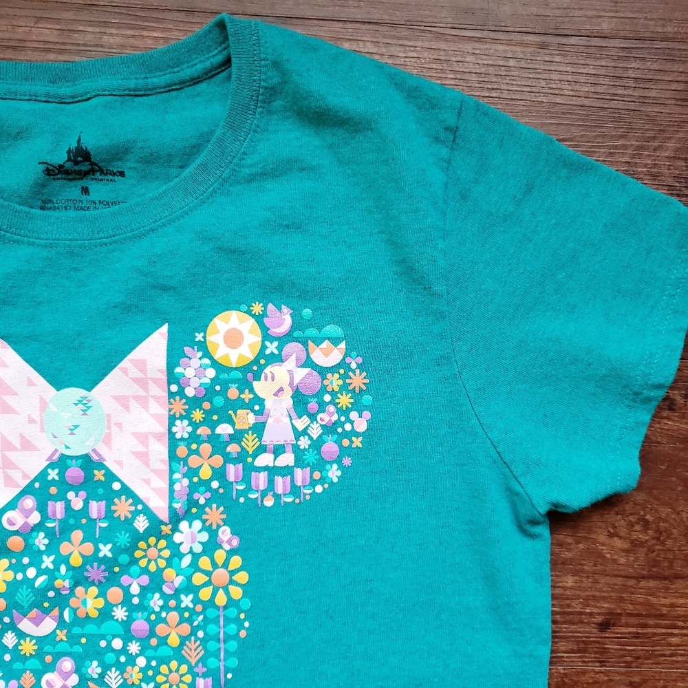 Disney EPCOT Flower & Garden T-Shirt Top - Picture 2 of 7